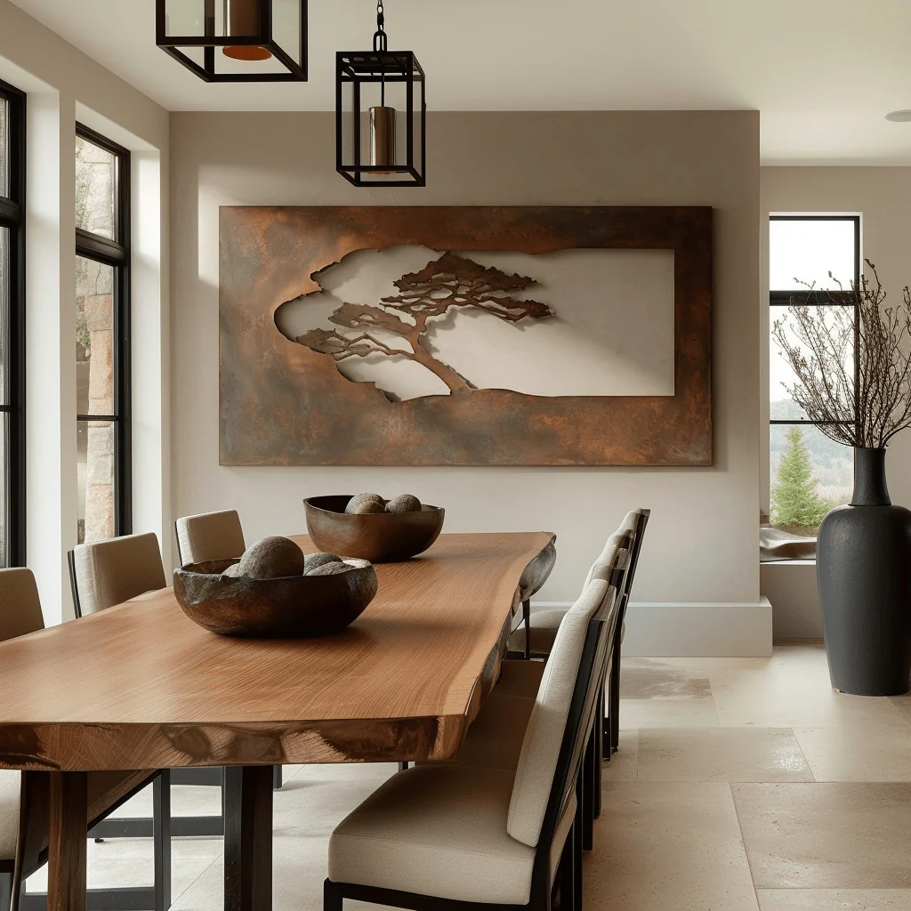 The Acacia - Metal Wall Art