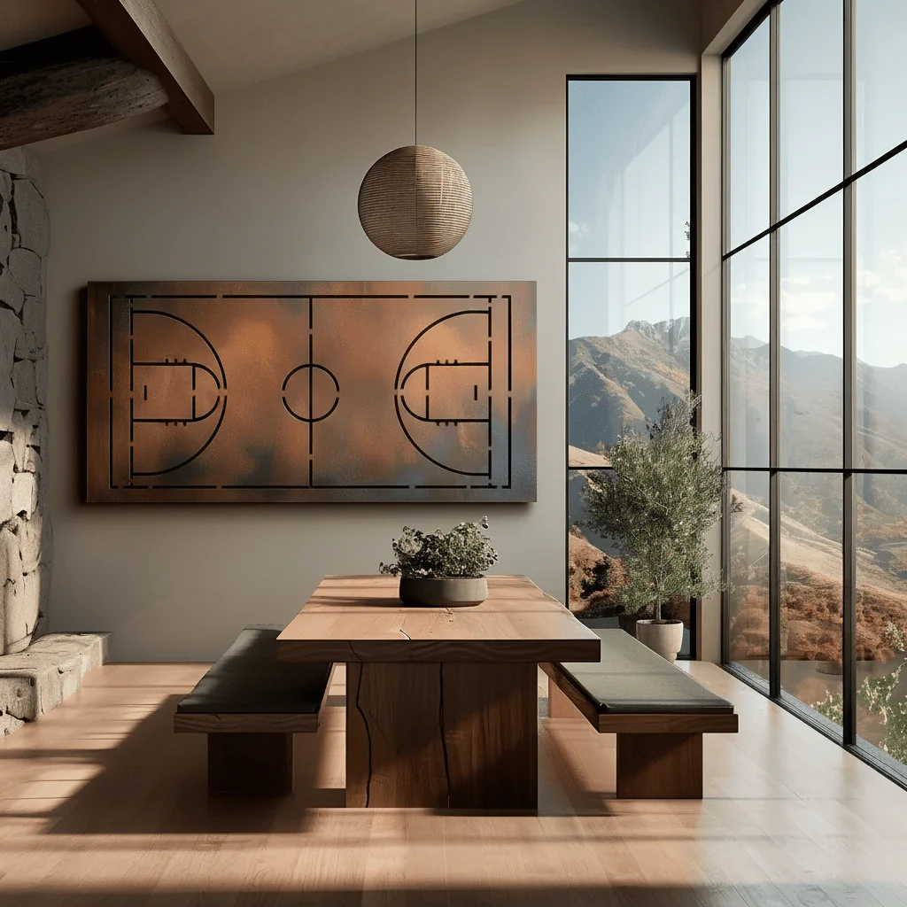 The Basketball Court - Metal Wall Art - Image 2