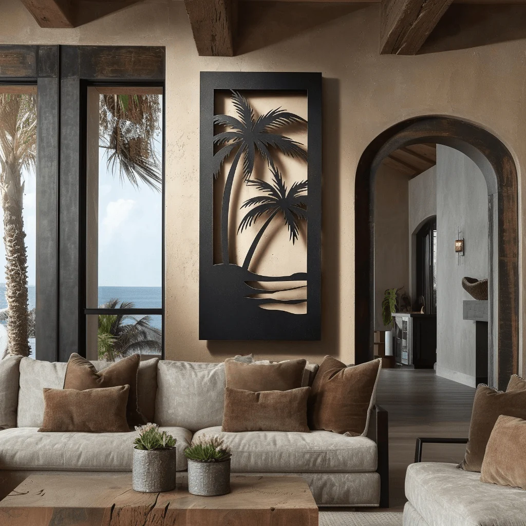The Florida Palm Trees - Metal Wall Art - Image 3