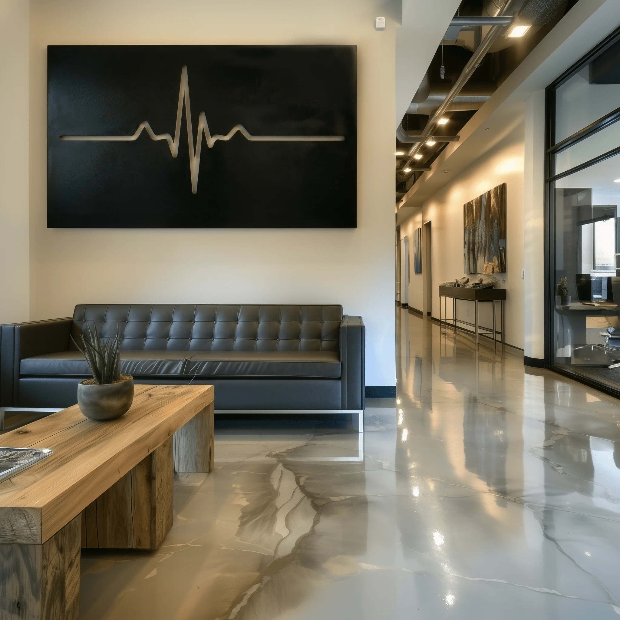 The Heartbeat - Metal Wall Art - Image 2