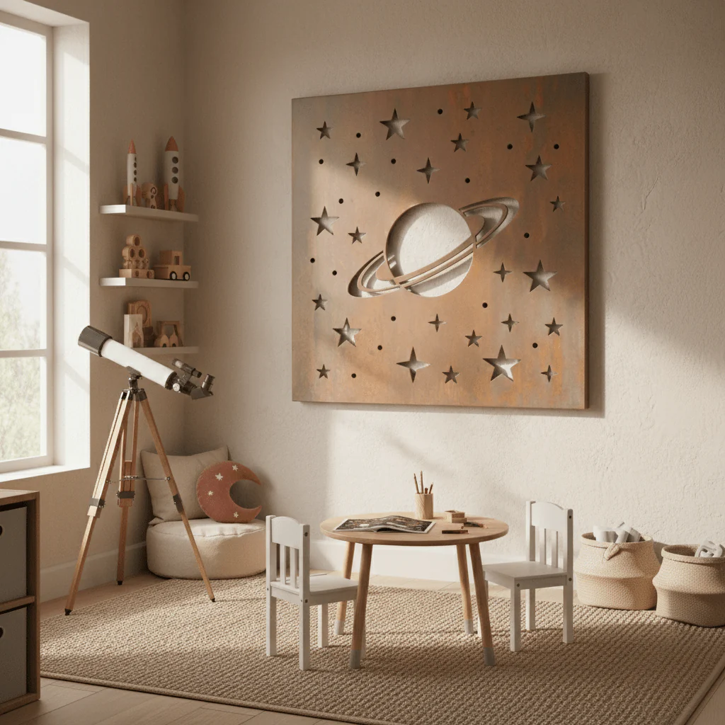 The Ringed Planet - Metal Wall Art - Image 3