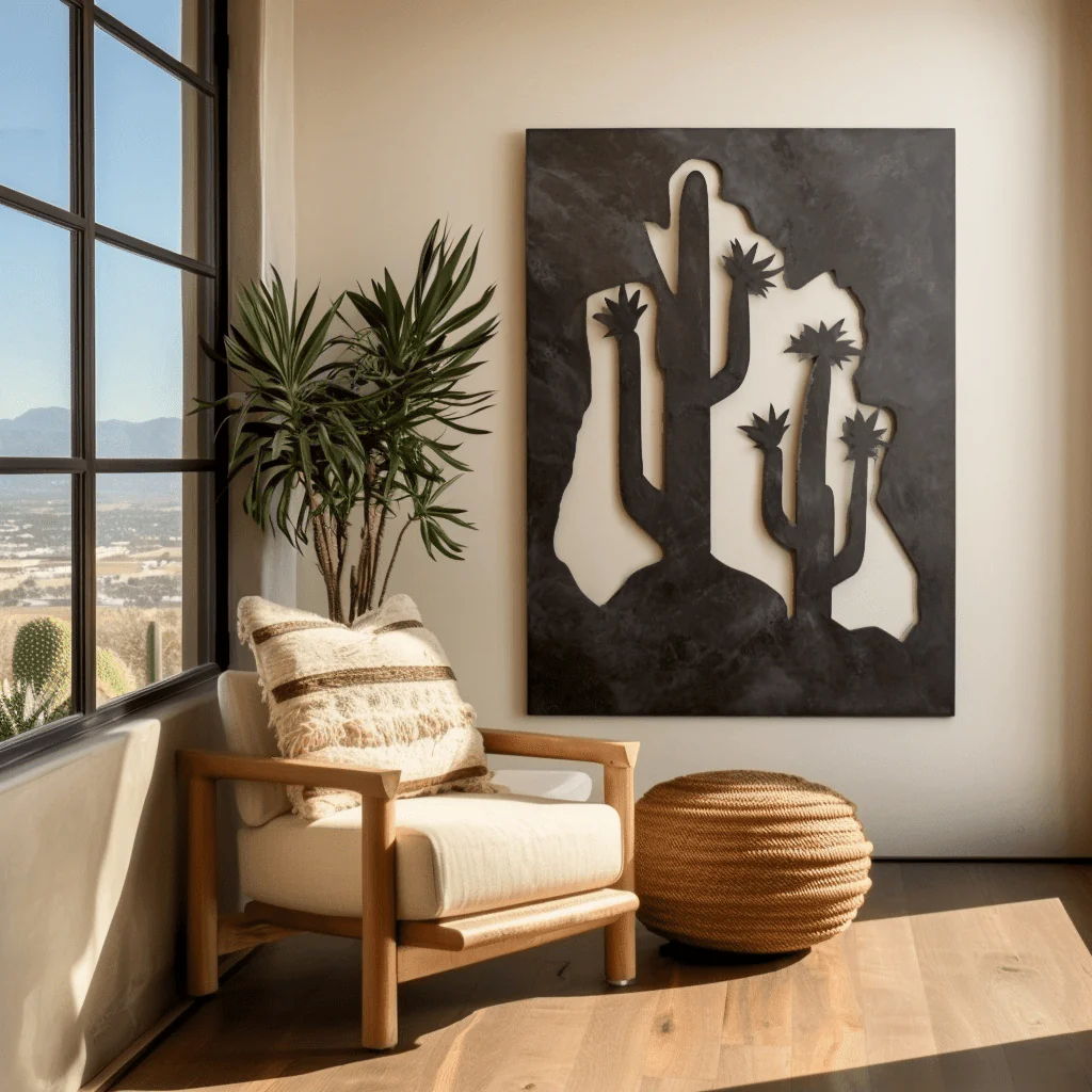 The San Pedro Cactus - Metal Wall Art