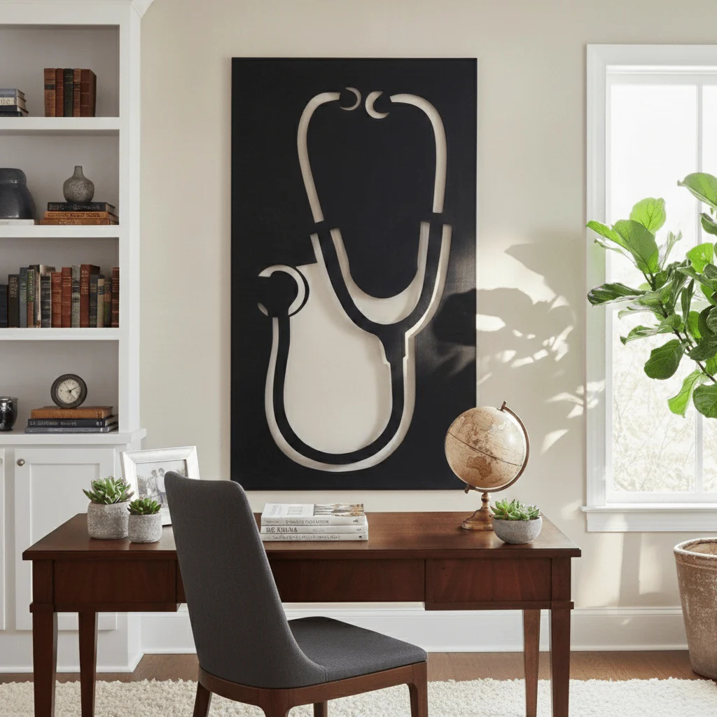 The Stethoscope - Metal Wall Art - Image 2