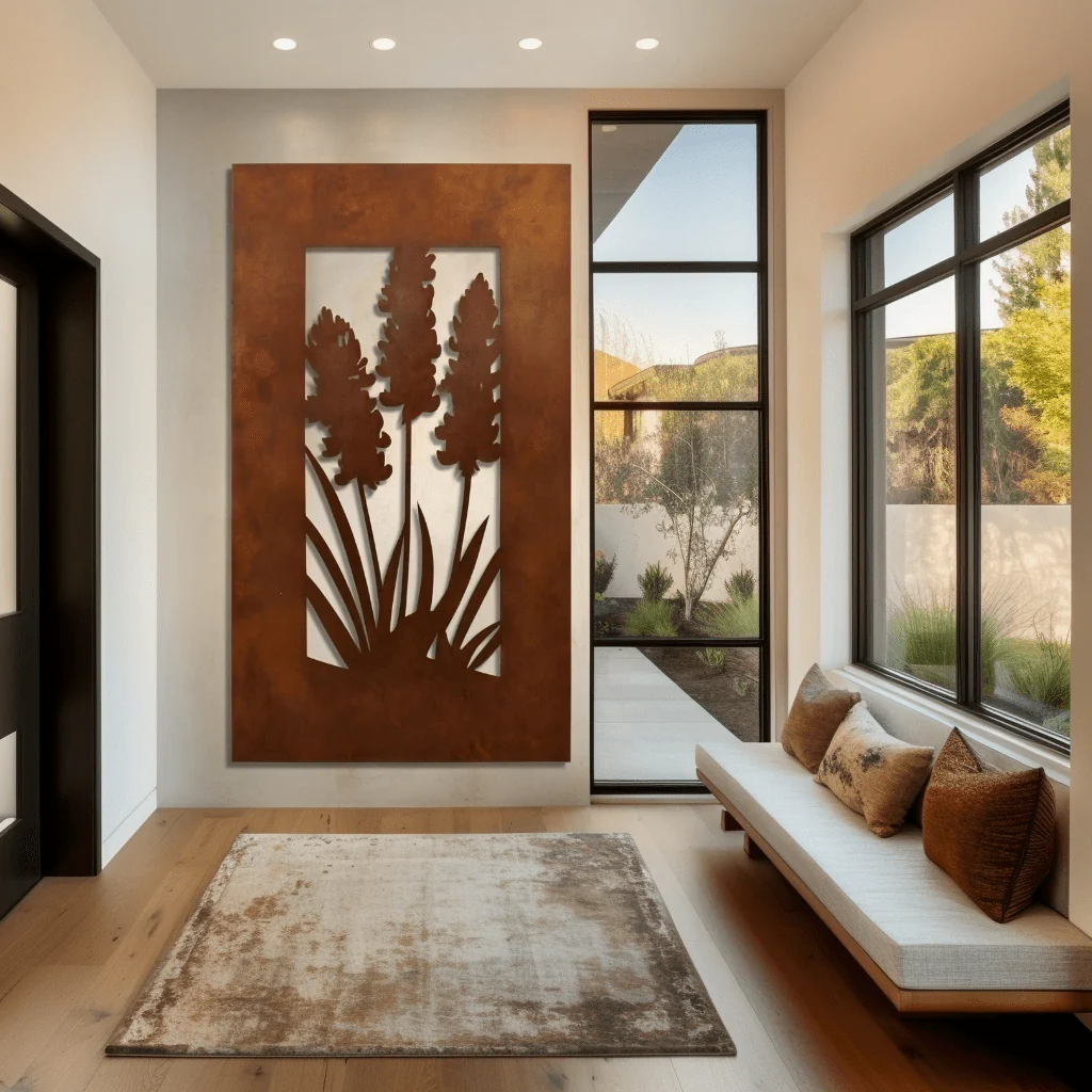 The Texas Bluebonnet - Metal Wall Art - Portrait Sienna - Image 2