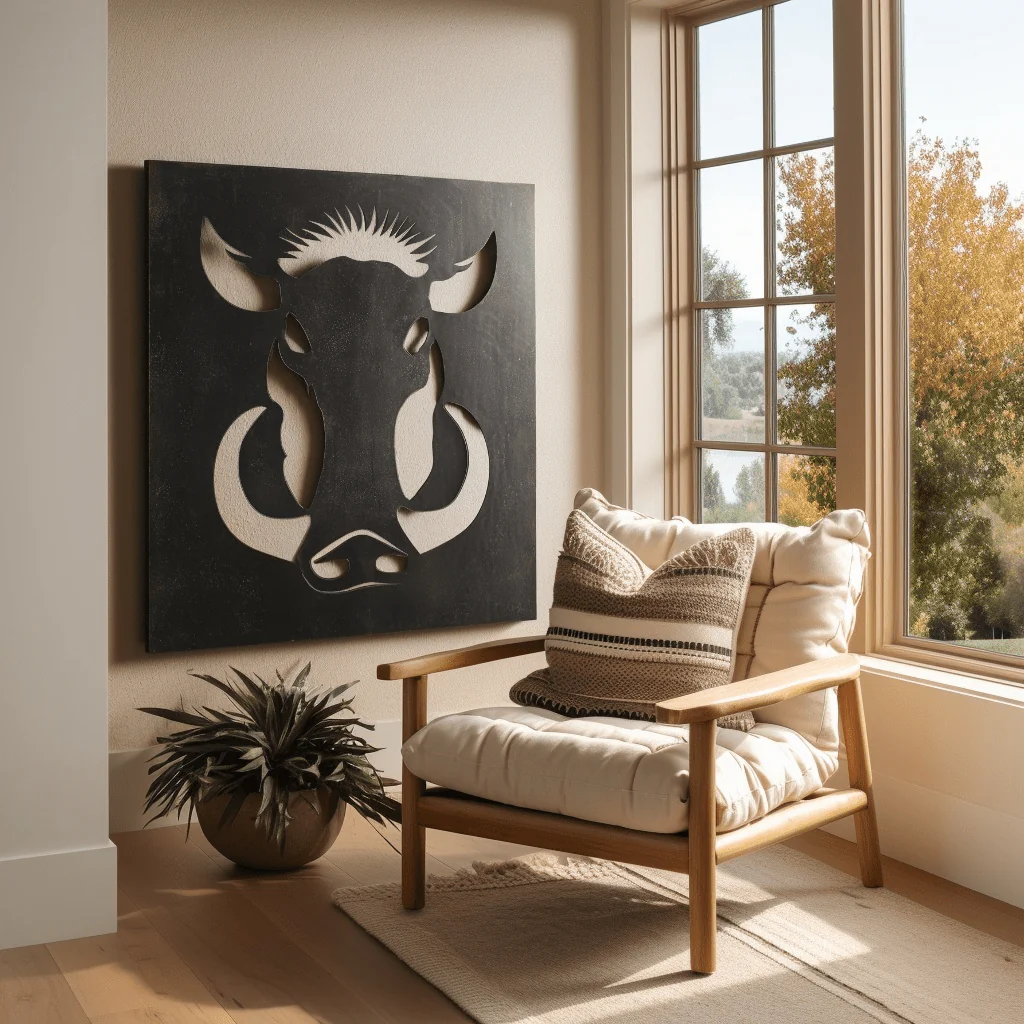 The Wild Boar - Metal Wall Art - Image 2